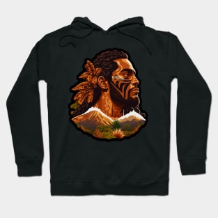 Kāne Hawaiian God of Creation Illustration Mythology Hoodie